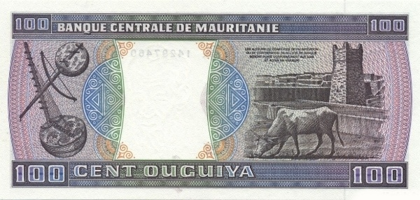 (00084) Mauritania P4k-100 Roepie 2002 (MOST CRAZY PRICES EVER)